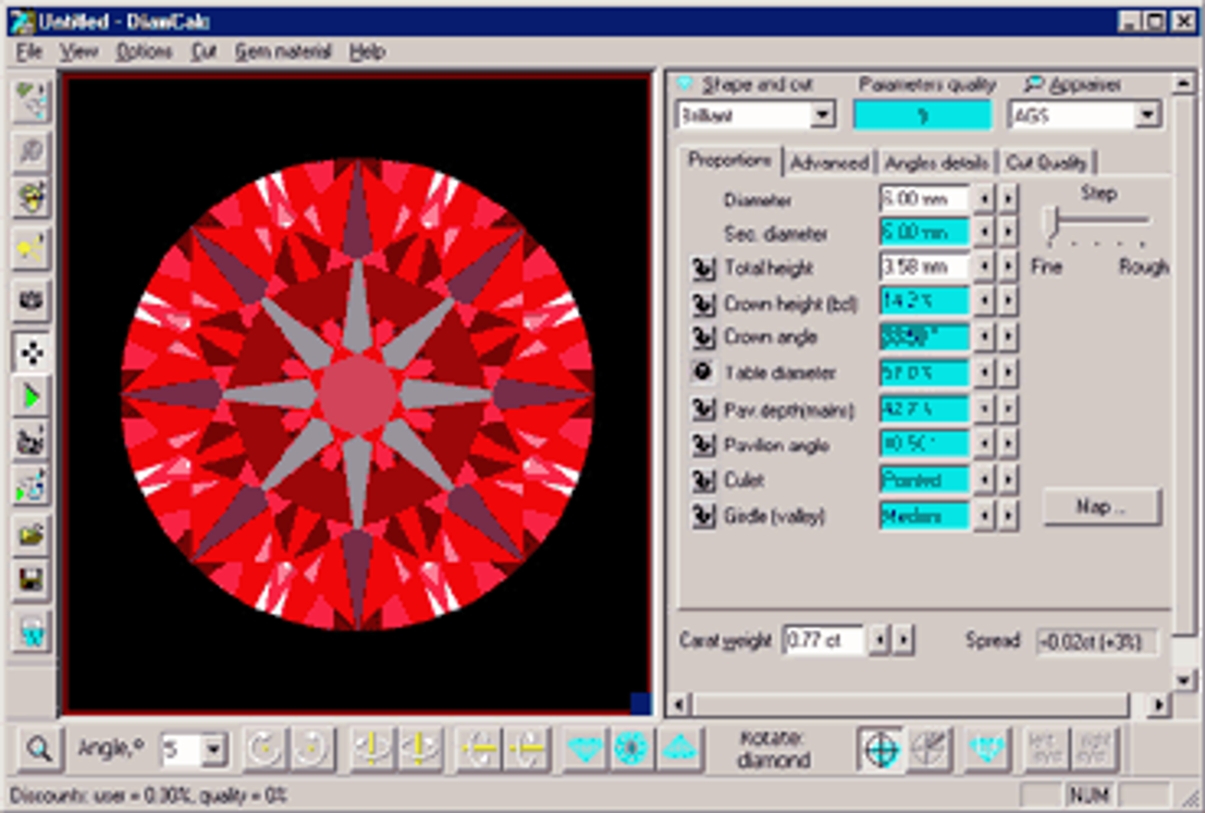 Illustration from the original DiamCalc research
