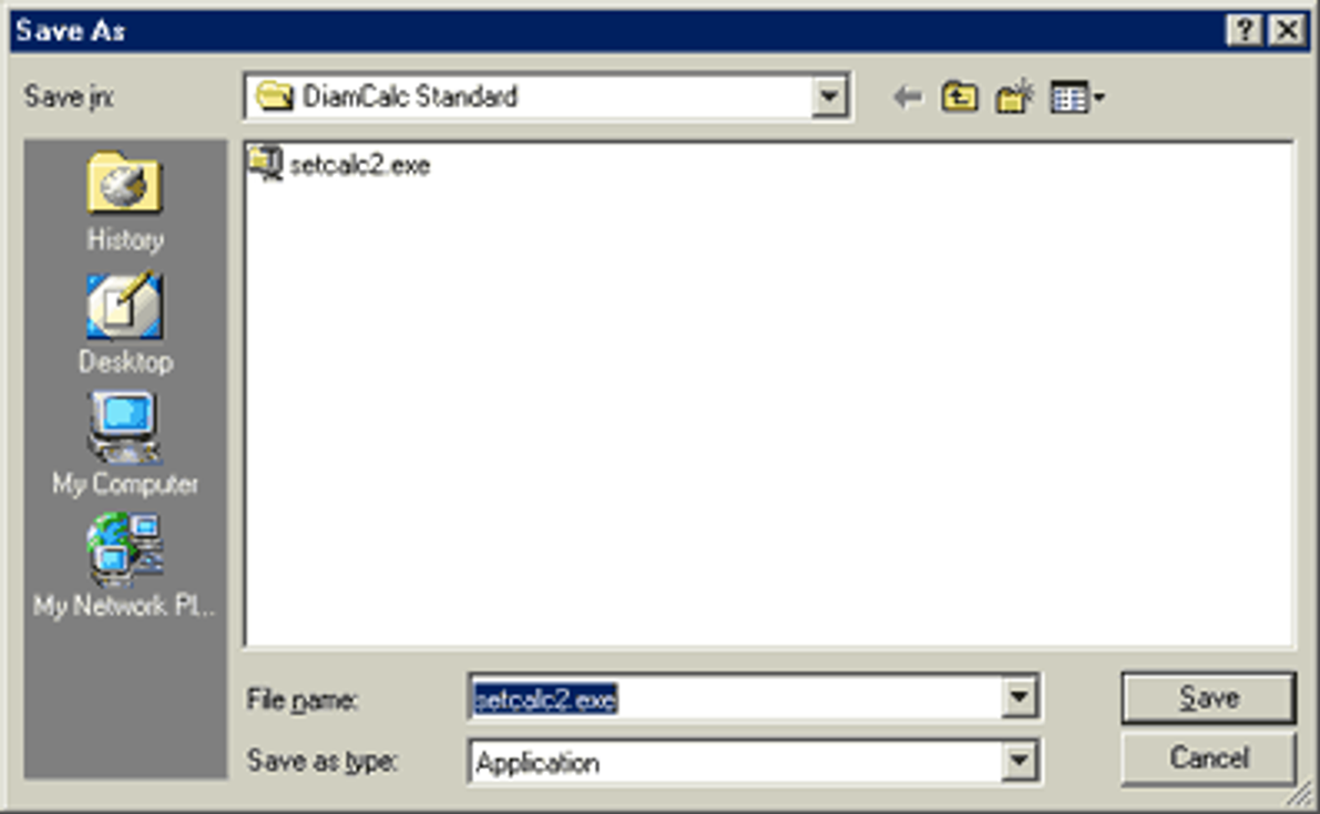 Illustration from the original DiamCalc information research